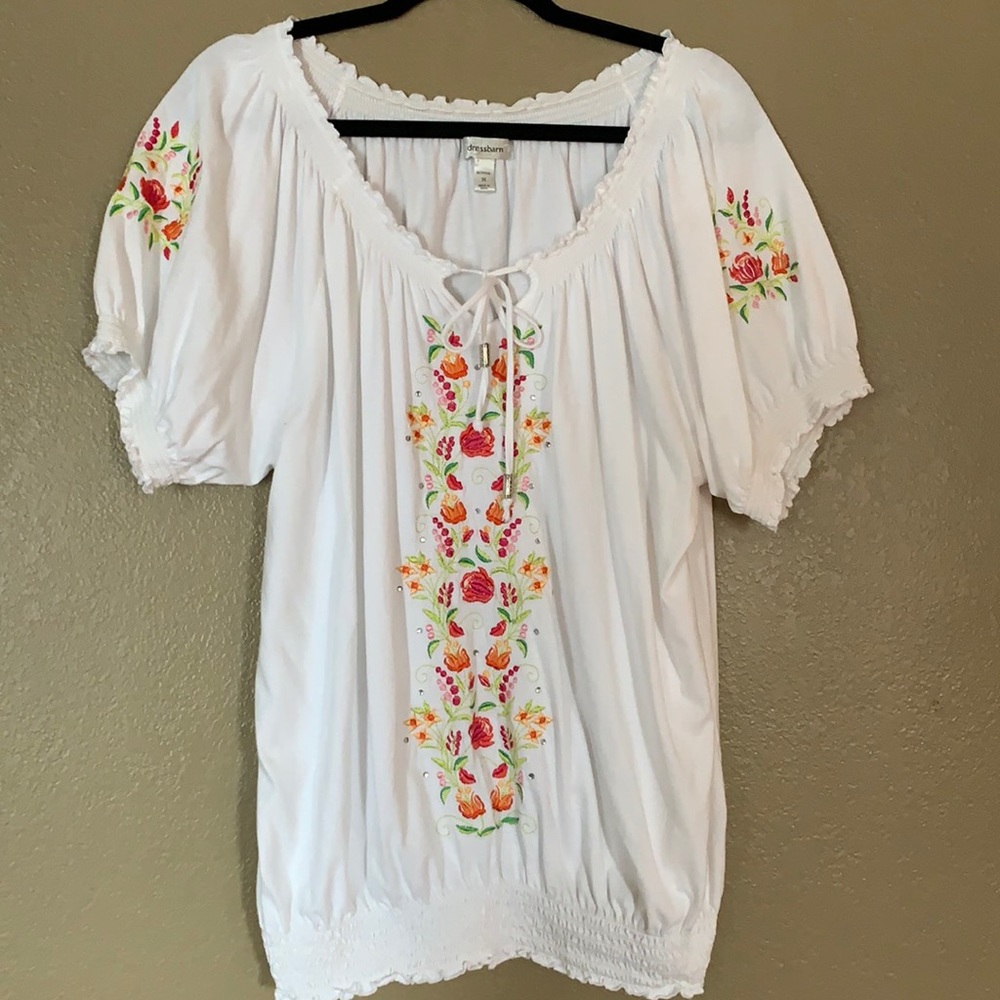 Dress Barn Peasant Top